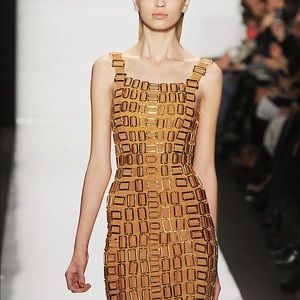 🔴SALE🔴 Herve Leger Gold Buckle Dress
